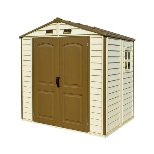 Duramax 8x6 StoreAll Vinyl Shed w/foundation - 30115