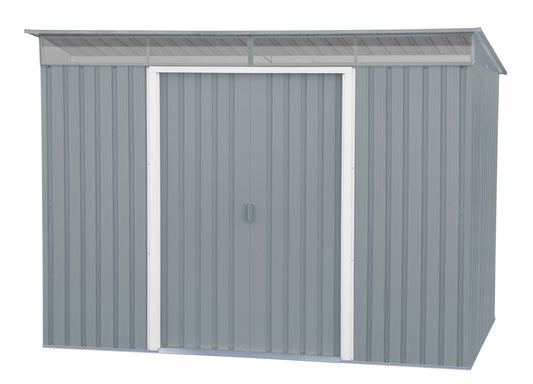 Duramax Pent Roof 8x6 Metal Shed w/ Skylight